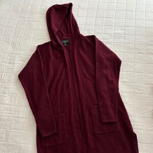 Charter Club Women's Cashmere Open-Front Hoodie